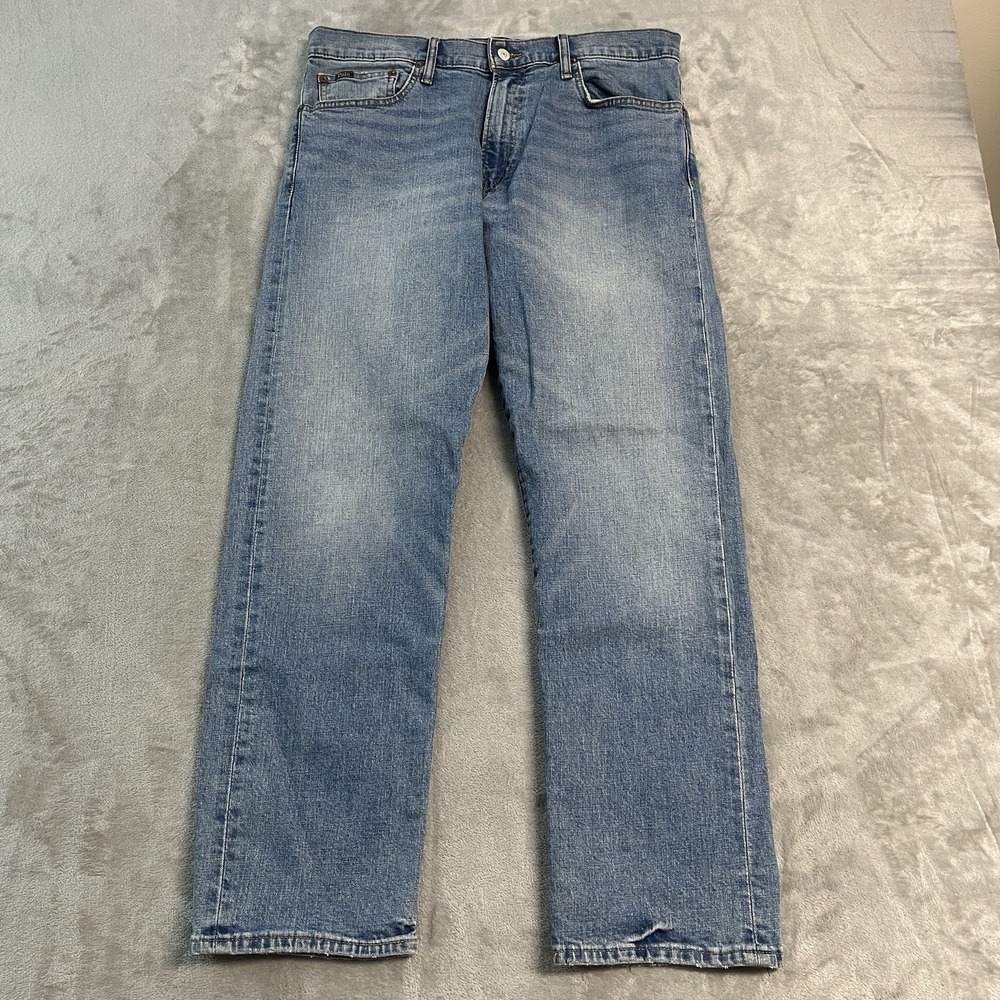 Polo Ralph Lauren Thompson Relaxed Jeans Mens 34x30 Blue Denim Straight Leg